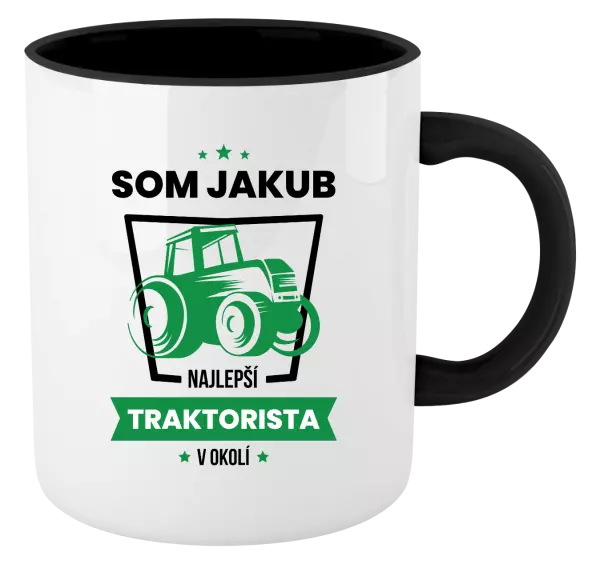 Hrnček  Nejlepší v okolí - traktorista - kopie