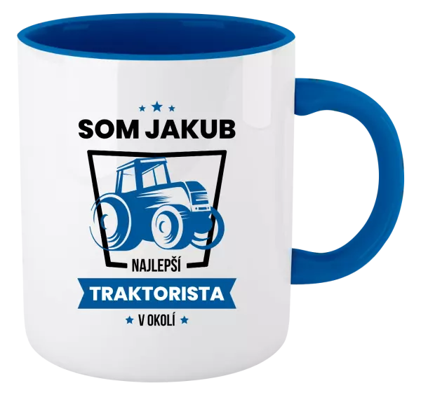 Hrnček  Nejlepší v okolí - traktorista - kopie