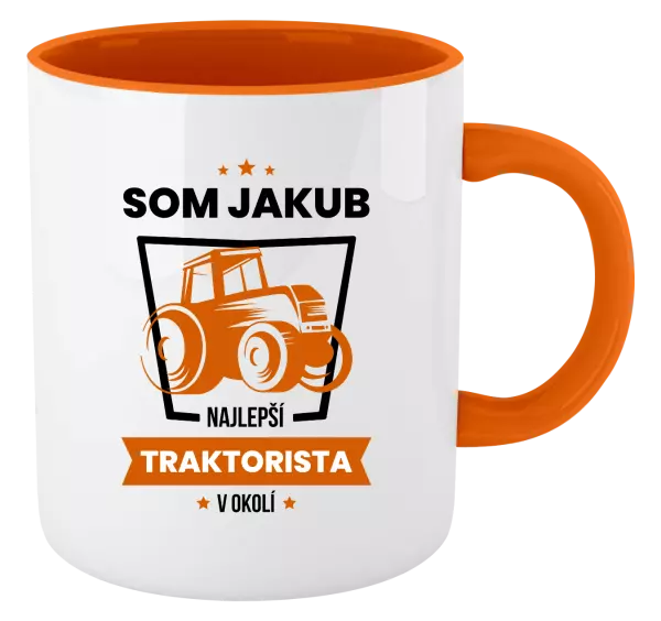 Hrnček  Nejlepší v okolí - traktorista - kopie