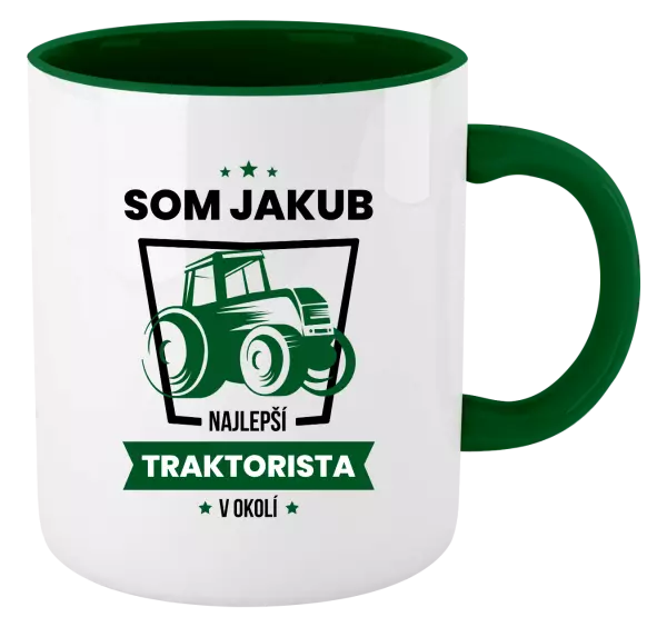 Hrnček  Nejlepší v okolí - traktorista - kopie