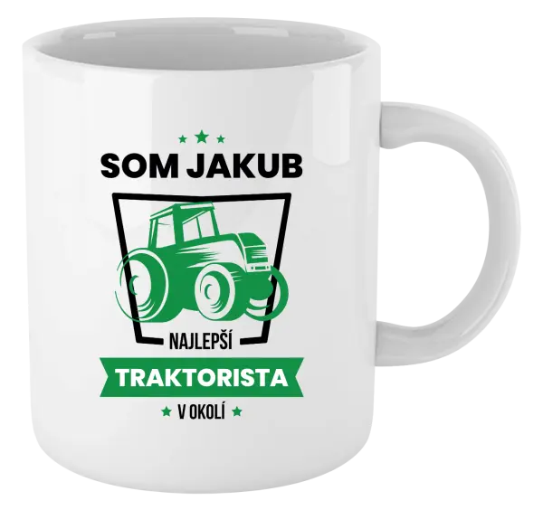 Hrnček Najlepší v okolí - traktorista