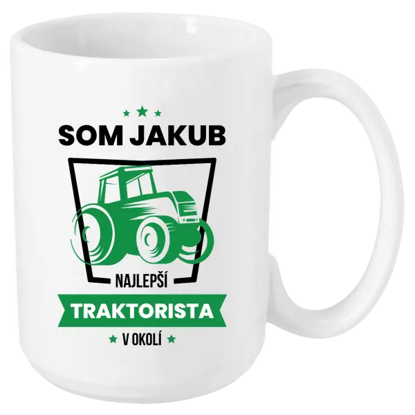 Hrnček Nejlepší v okolí - traktorista - kopie