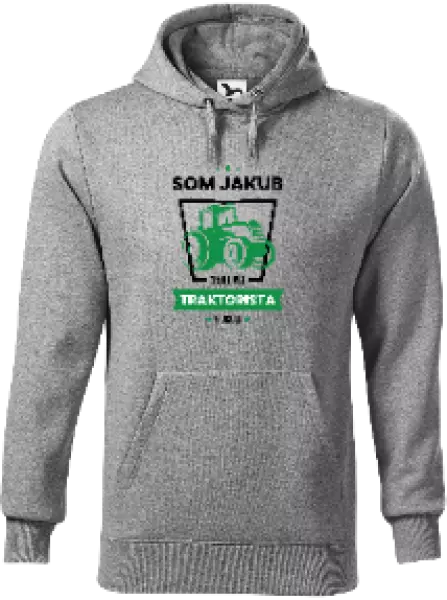 Pánska mikina Nejlepší v okolí - traktorista - kopie