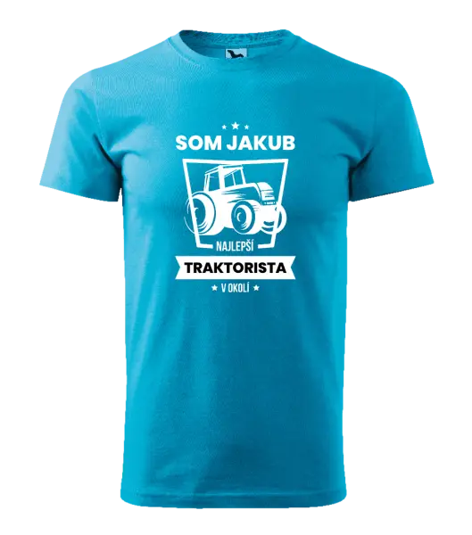 Pánske tričko Nejlepší v okolí - traktorista - kopie
