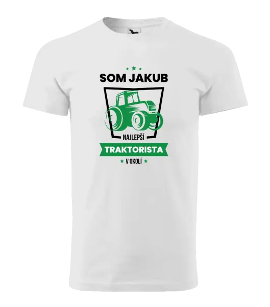 Pánske tričko Nejlepší v okolí - traktorista - kopie