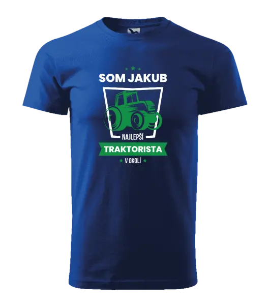 Pánske tričko Nejlepší v okolí - traktorista - kopie