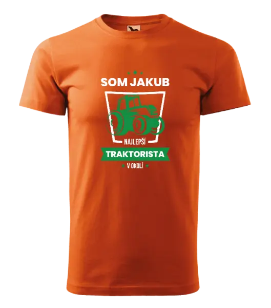Pánske tričko Nejlepší v okolí - traktorista - kopie