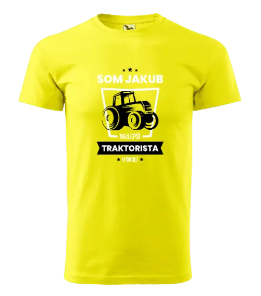 Pánske tričko Nejlepší v okolí - traktorista - kopie