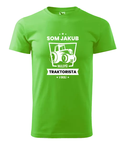 Pánske tričko Nejlepší v okolí - traktorista - kopie