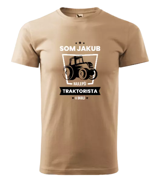 Pánske tričko Nejlepší v okolí - traktorista - kopie