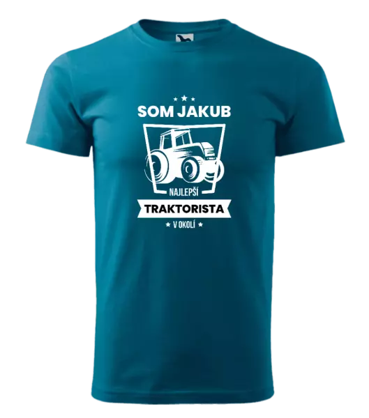 Pánske tričko Nejlepší v okolí - traktorista - kopie