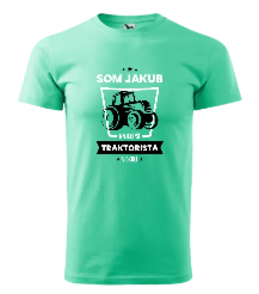 Pánske tričko Nejlepší v okolí - traktorista - kopie