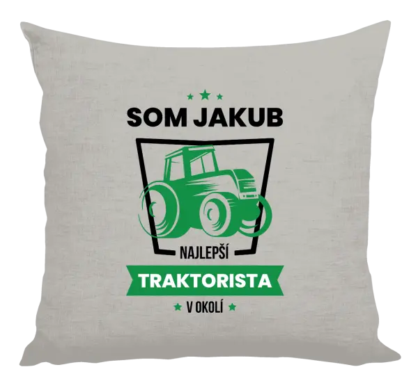 Vankúš Najlepší v okolí - traktorista