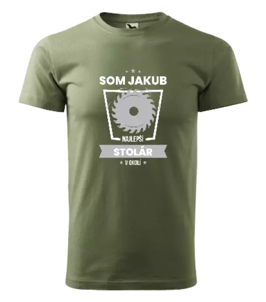 Pánske tričko Nejlepší v okolí - truhlář - kopie