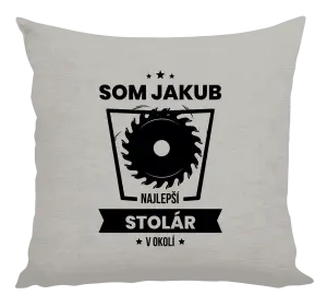 Vankúš Nejlepší v okolí - truhlář - kopie