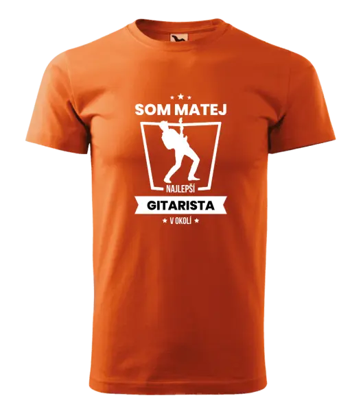 Pánske tričko Nejlepší v okolí - kytarista - kopie