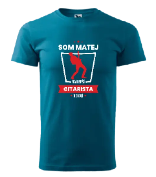 Pánske tričko Nejlepší v okolí - kytarista - kopie