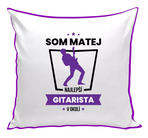 Vankúš Nejlepší v okolí - kytarista - kopie