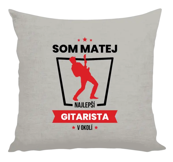 Vankúš Nejlepší v okolí - kytarista - kopie
