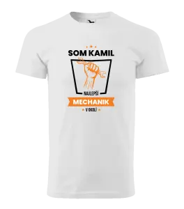 Pánske tričko Najlepší v okolí - mechanik