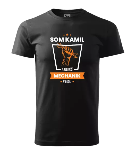 Pánske tričko Najlepší v okolí - mechanik