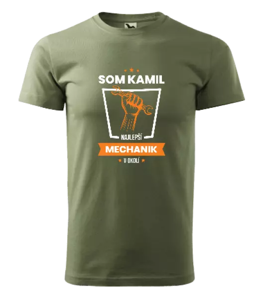 Pánske tričko Najlepší v okolí - mechanik