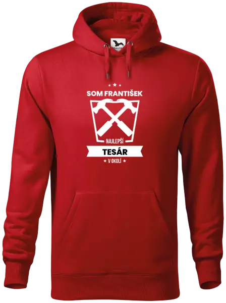 Pánska mikina Najlepší v okolí - tesár