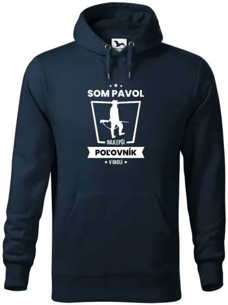 Pánska mikina Najlepší v okolí - poľovník