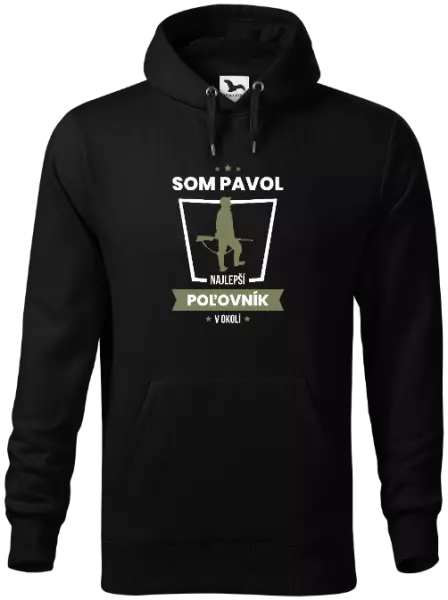 Pánska mikina Najlepší v okolí - poľovník