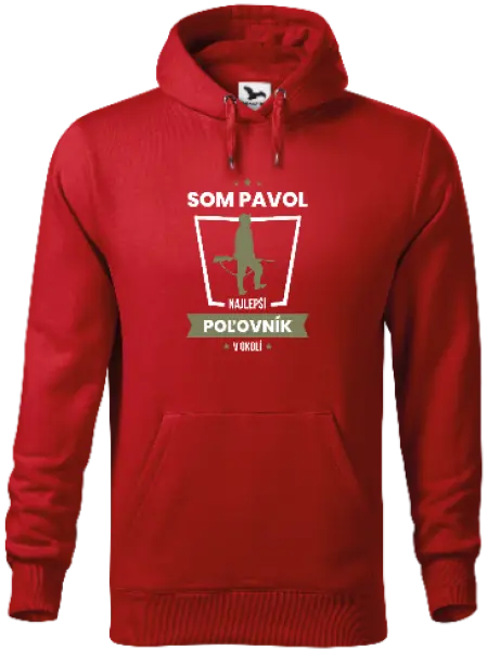 Pánska mikina Najlepší v okolí - poľovník