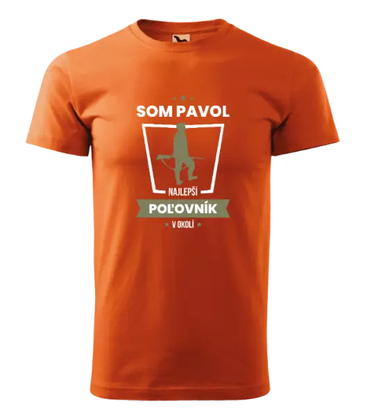 Pánske tričko Najlepší v okolí - poľovník