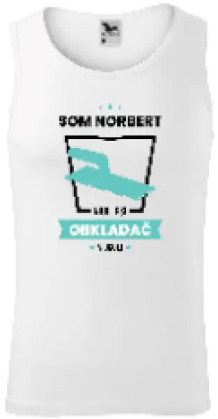 Pánske tielko Najlepší v okolí - obkladač