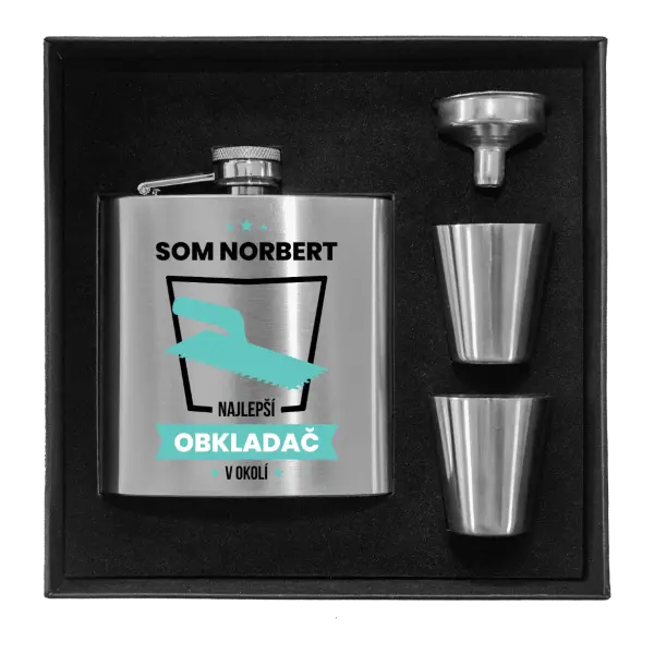 Ploskačka v krabičke Najlepší v okolí - obkladač