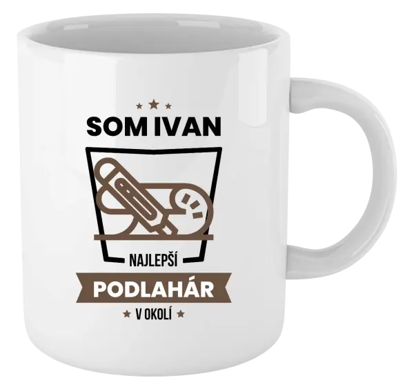 Hrnček Najlepší v okolí - podlahár