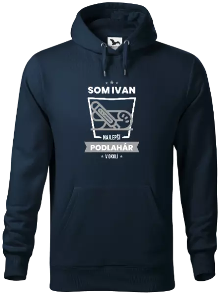 Pánska mikina Najlepší v okolí - podlahár