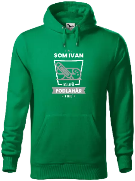 Pánska mikina Najlepší v okolí - podlahár