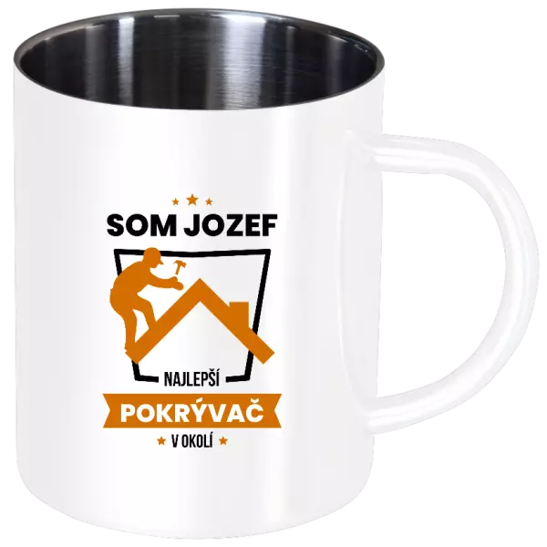 Nerezový hrnček Najlepší v okolí - pokrývač