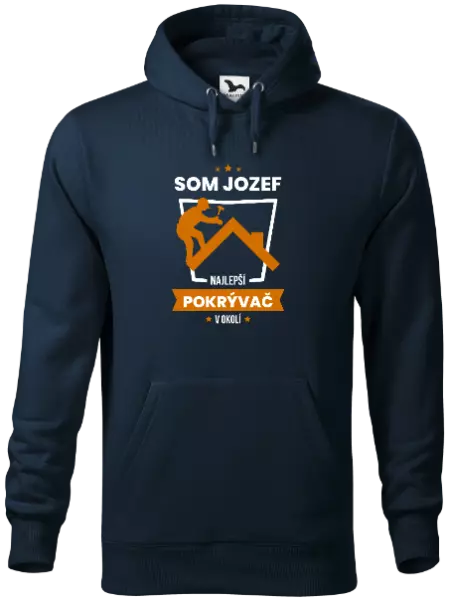 Pánska mikina Najlepší v okolí - pokrývač