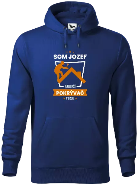 Pánska mikina Najlepší v okolí - pokrývač