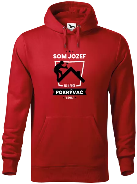 Pánska mikina Najlepší v okolí - pokrývač