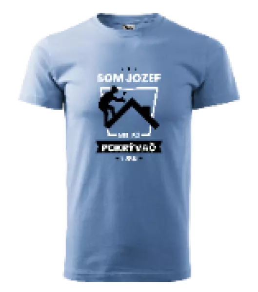 Pánske tričko Najlepší v okolí - pokrývač