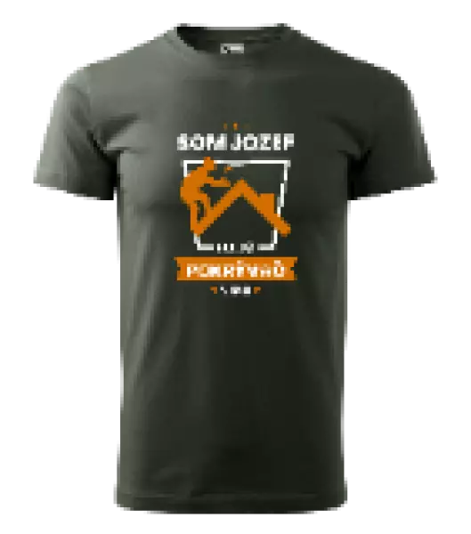 Pánske tričko Najlepší v okolí - pokrývač