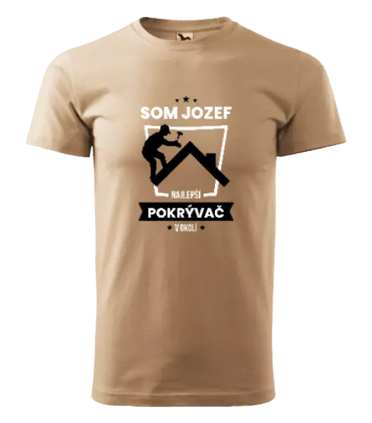 Pánske tričko Najlepší v okolí - pokrývač
