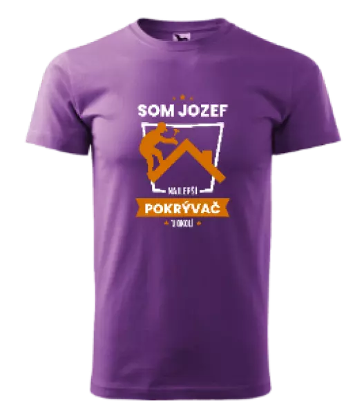 Pánske tričko Najlepší v okolí - pokrývač