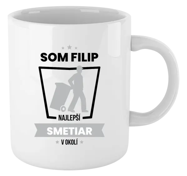 Hrnček Najlepší v okolí - smetiar