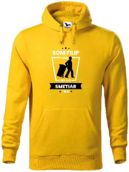 Pánska mikina Najlepší v okolí - smetiar