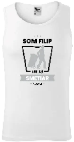 Pánske tielko Najlepší v okolí - smetiar