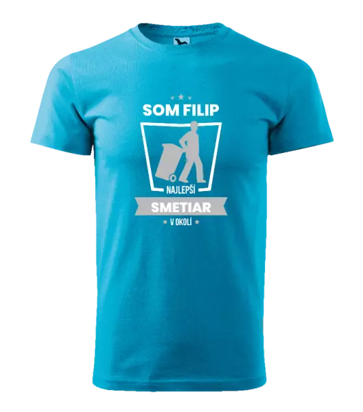 Pánske tričko Najlepší v okolí - smetiar