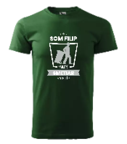 Pánske tričko Najlepší v okolí - smetiar