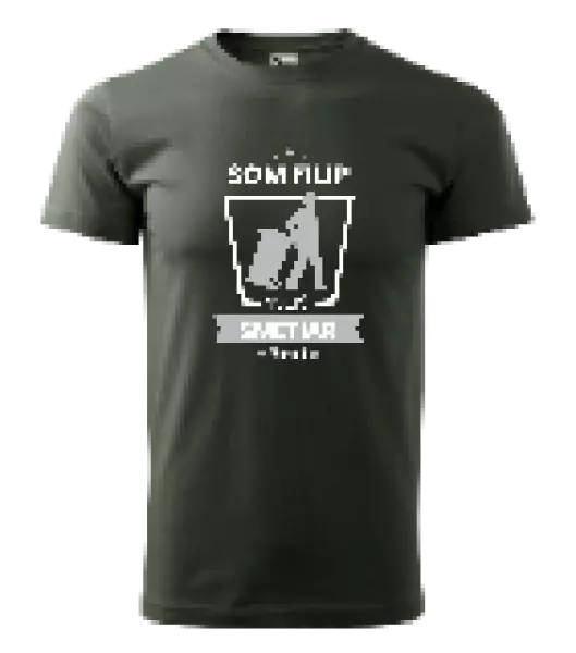 Pánske tričko Najlepší v okolí - smetiar